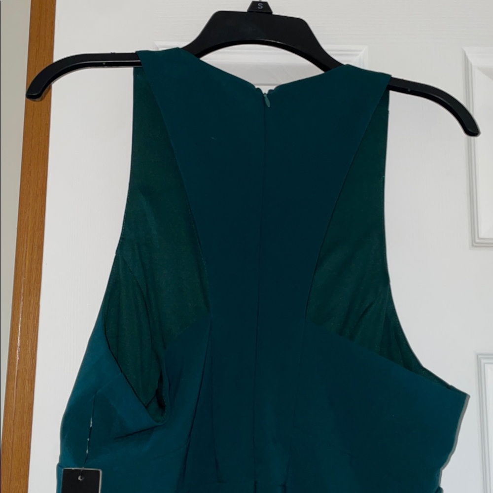 Lulu's Green Halter Sheath Dress - Picture 6 of 6